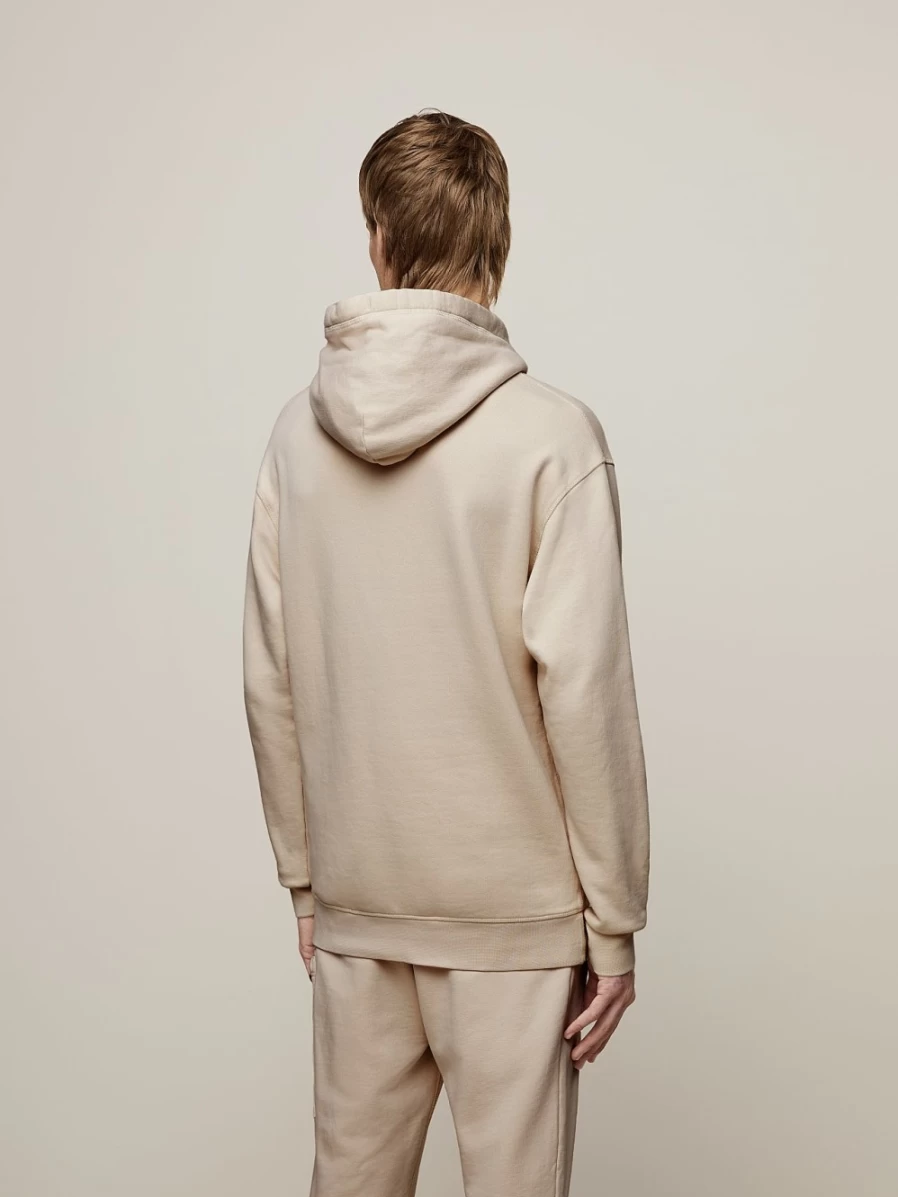 AlphaTauri Men's Sand Cotton Hoodie - Comfortable & Stylish Pullover