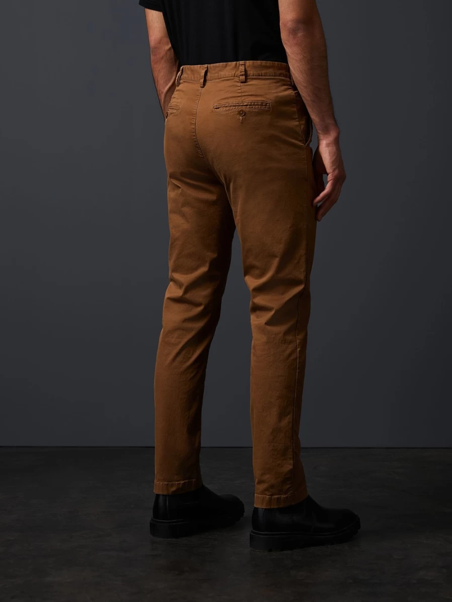 AlphaTauri Men's Gold Cotton Chino Pants