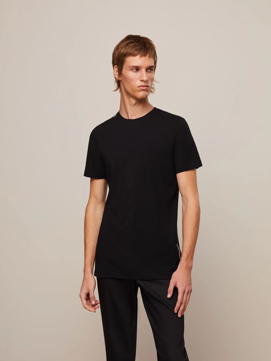 AlphaTauri Men's Black Classic Taurex® Crewneck T-Shirt