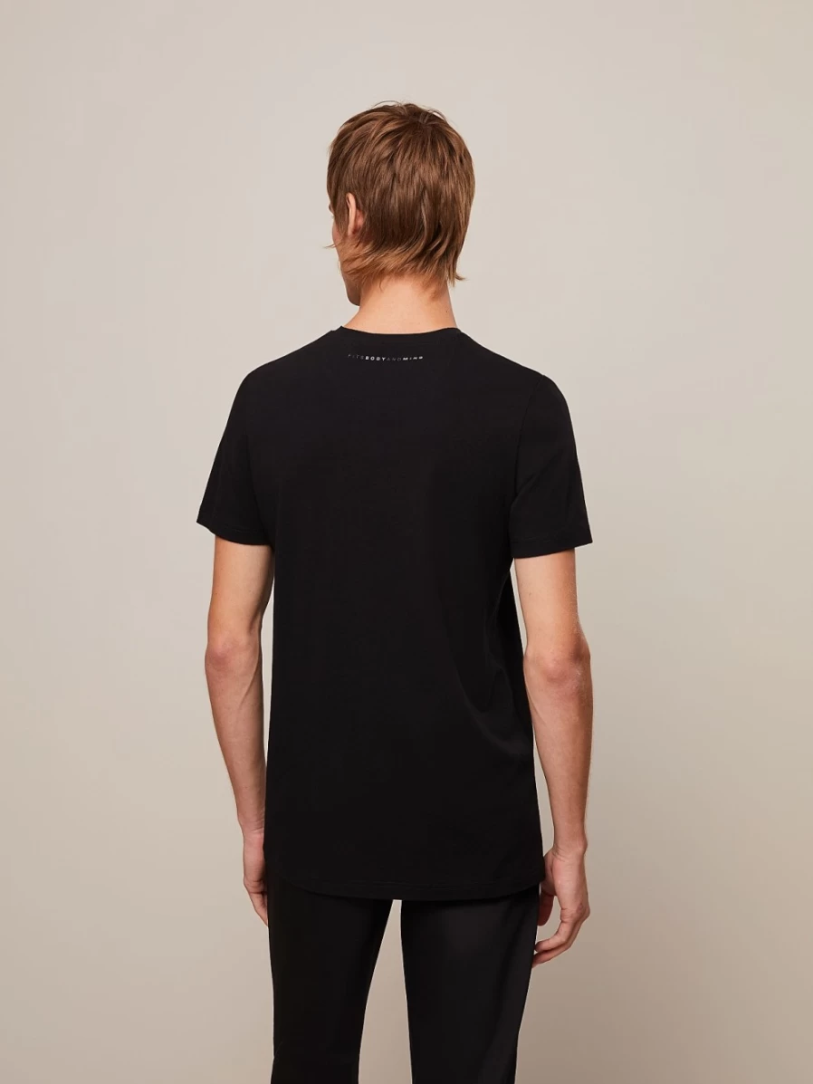AlphaTauri Men's Black Classic Taurex® Crewneck T-Shirt