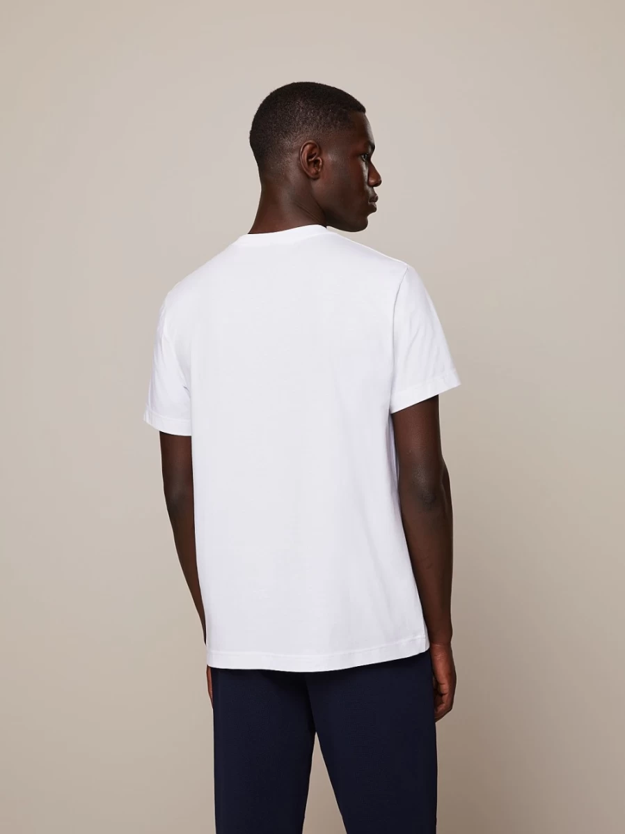 AlphaTauri Men's White Signature Logo T-Shirt